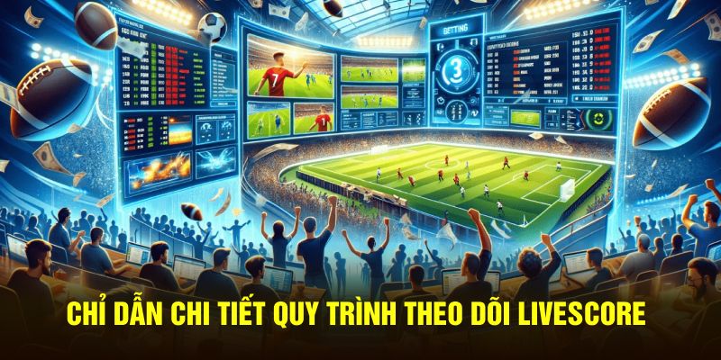 Chỉ dẫn chi tiết quy trình theo dõi Livescore